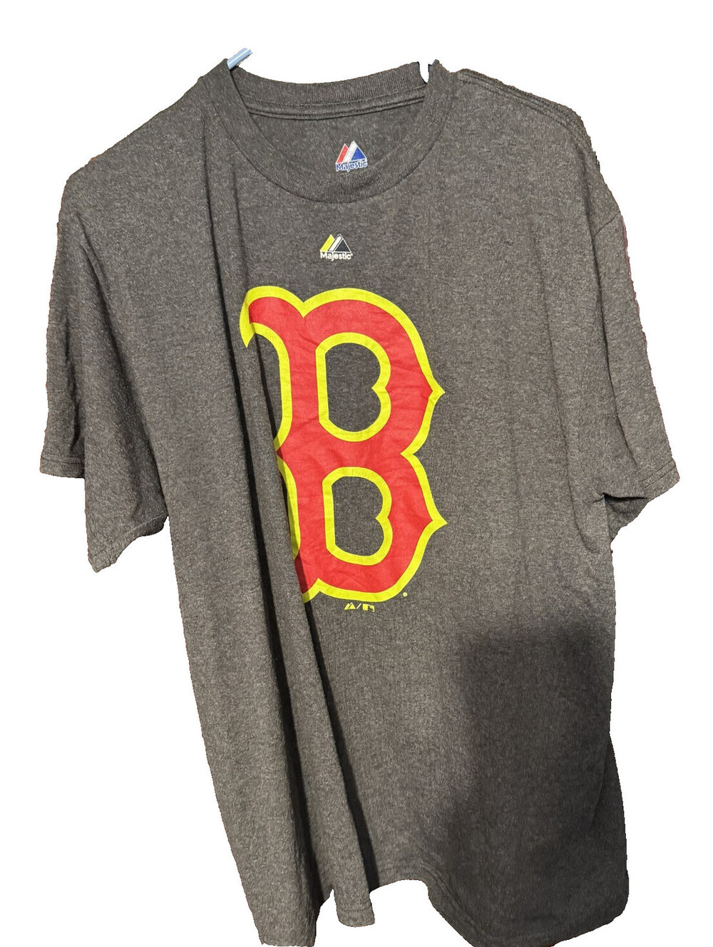 Boston Red Sox Majestic Short Sleeve Tee Men's L Blue MLB